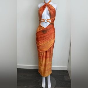 Azalea cut out midi dress